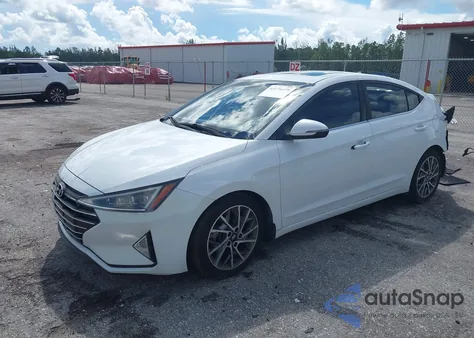 2020 Hyundai Elantra Limited из США, поврежденный, VIN 5NPD84LF4LH522915
